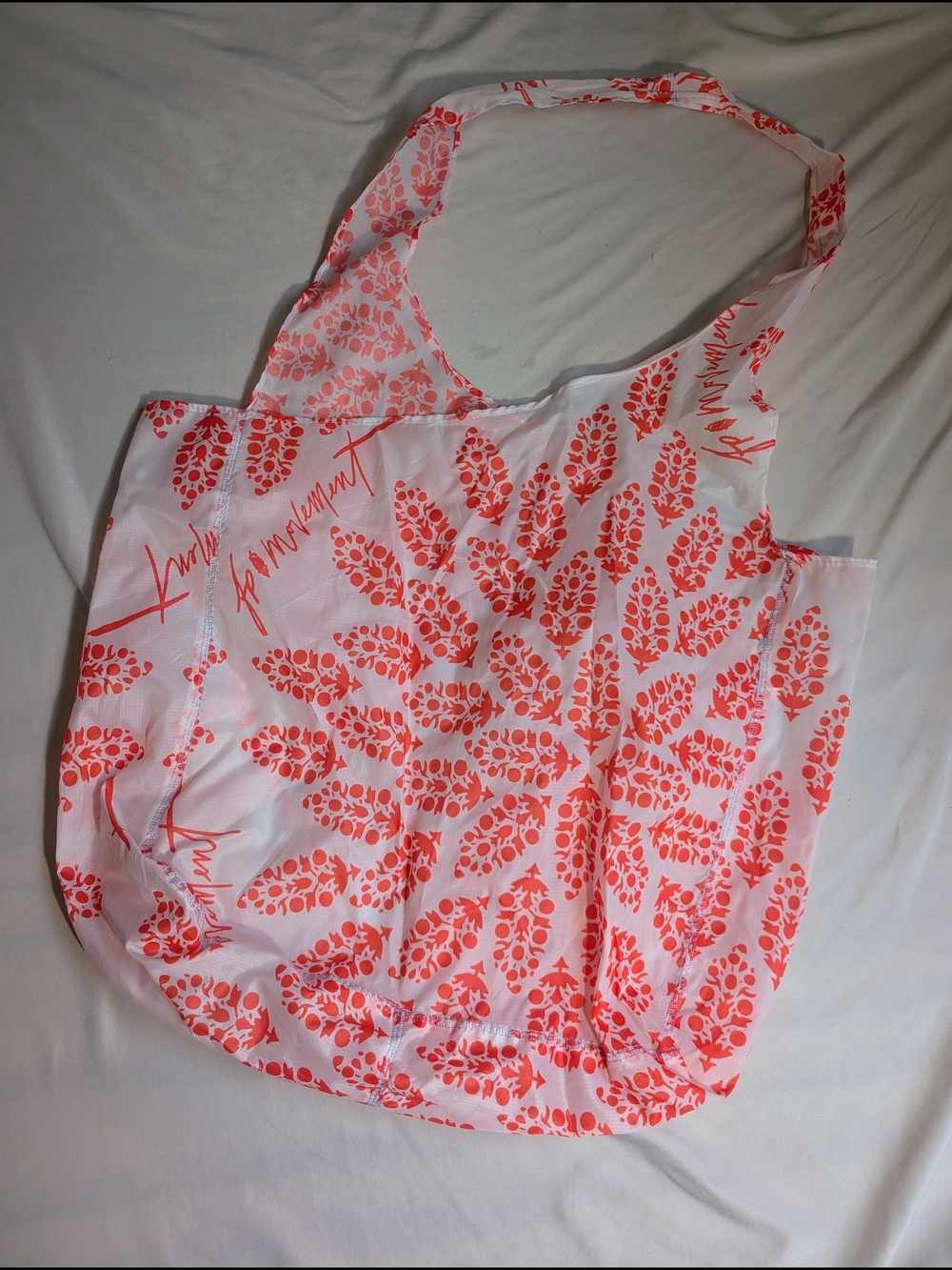 FP Movement Coral Floral Reusable Tote Bag